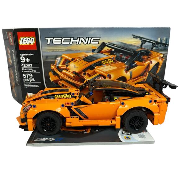 LEGO Technic Chevrolet Corvette ZR1 42093 Retired Used Complete - Picture 1 of 7